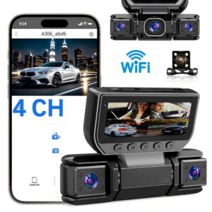 4 Channel 360 Front Rear Inside DashCam
